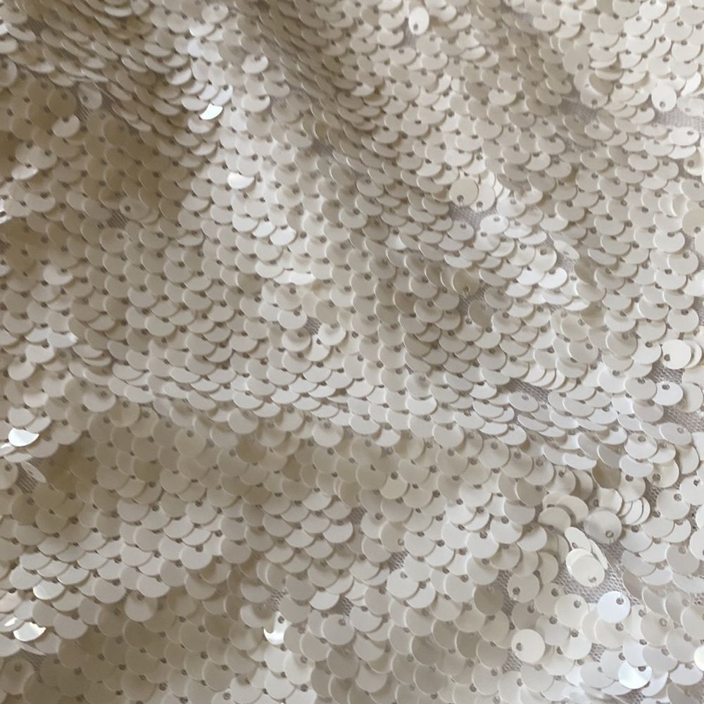 Art Class 🎯 White Sequined Short shorts white size 14 to 16